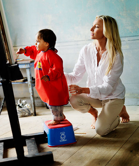 Pastatomas laiptelis SAFE STEP, BLUE