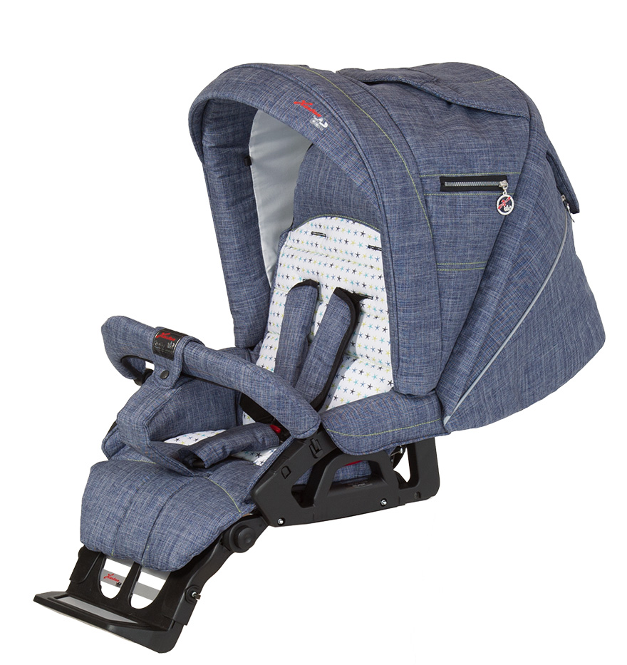 Vežimėlis VIP GT Sea Star Atlantic 2-in1 (lopšys) ir kojų užklotėlis