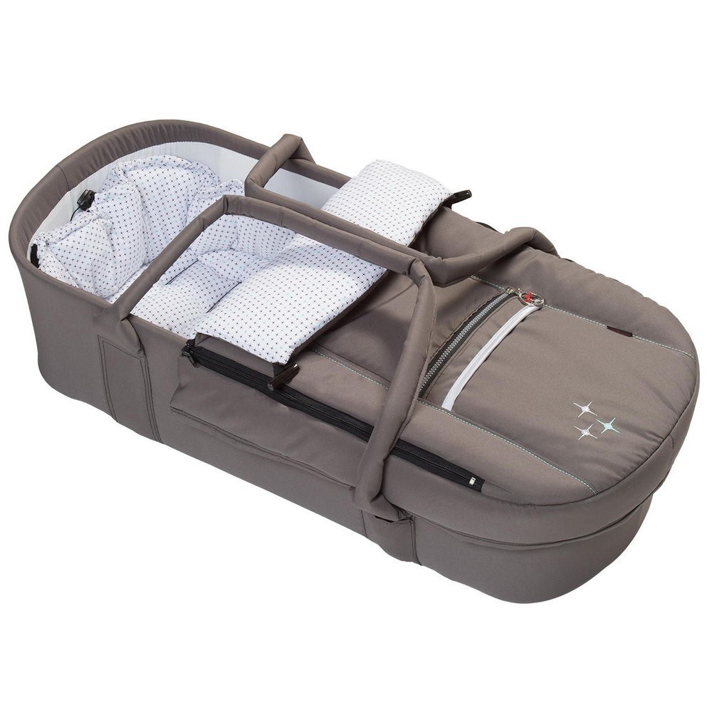 Vežimėlis VIP GT Taupe Star 2-in-1 (nešiojamas lopšys)