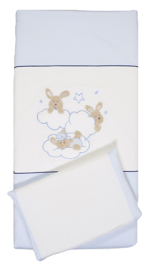 Patalynės komplektas FERETTI 3-jų dalių Trio ETOILE blue