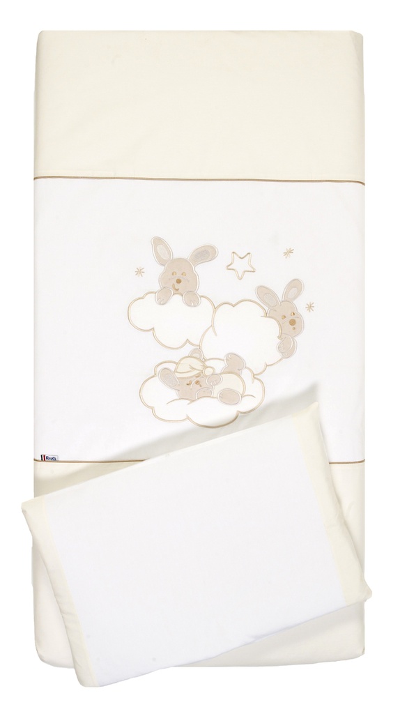 Patalynės komplektas FERETTI 3-jų dalių Trio ETOILE cream