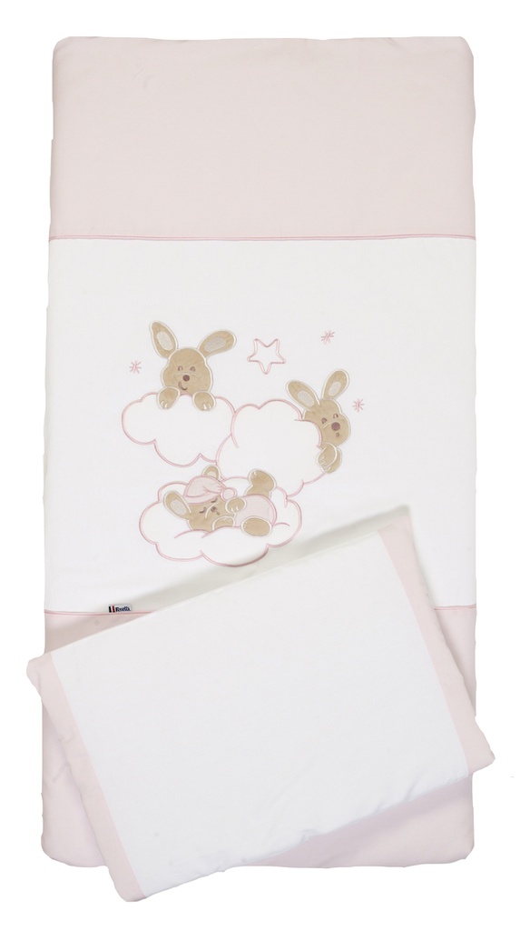 Patalynės komplektas FERETTI 3-jų dalių Trio ETOILE rosa