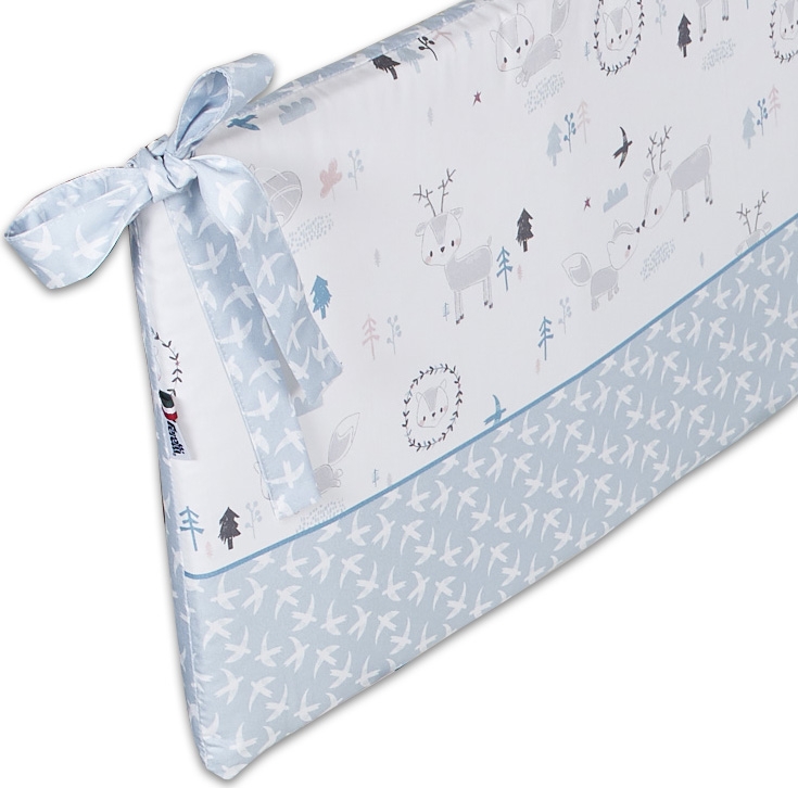 Patalynės komplektas FERETTI 5-jų dalių Quintetto MIŠKO ISTORIJOS blue