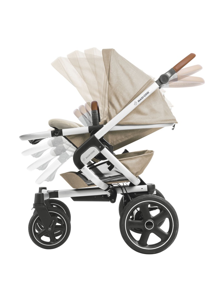 Vežimėlis NOVA (4 ratai) Nomad sand 2018