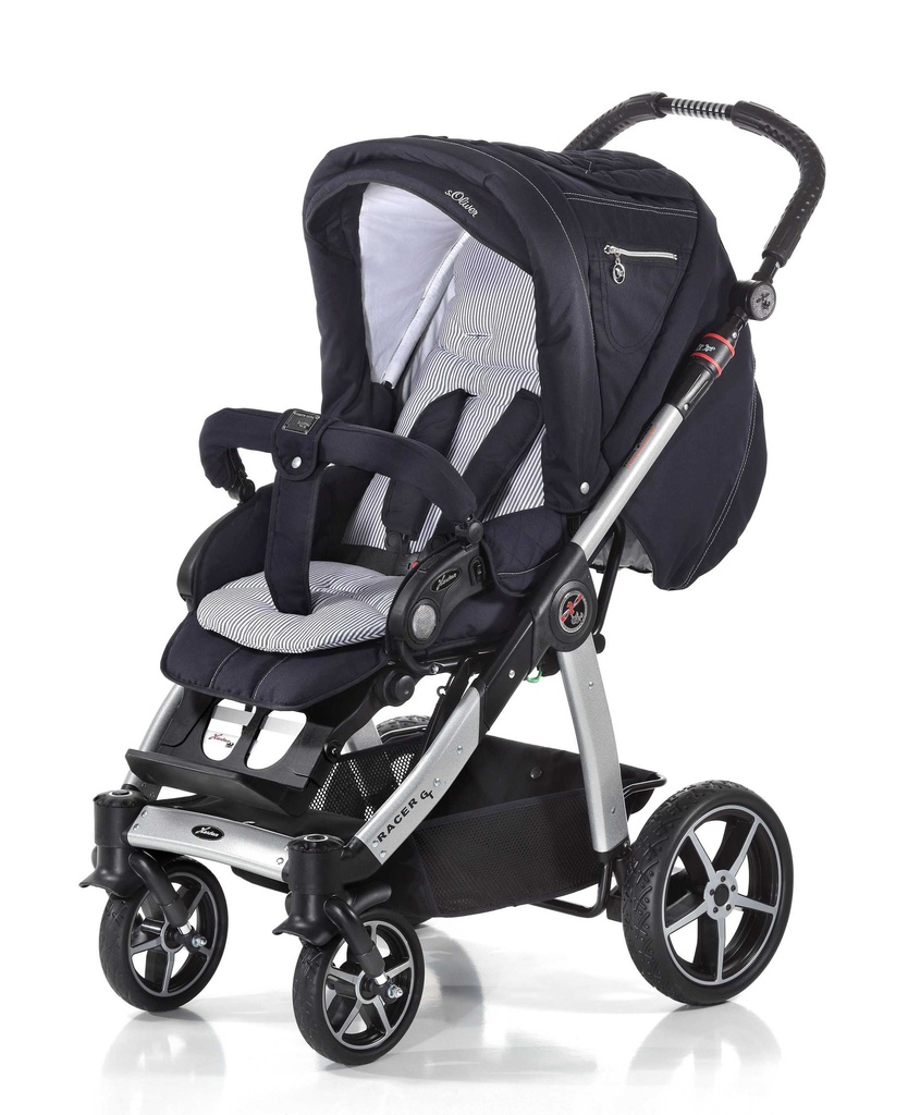 Vežimėlis Hartan Racer GT Broken English s.Olivere 2-in1 (sulakstomas kietas lopšys)