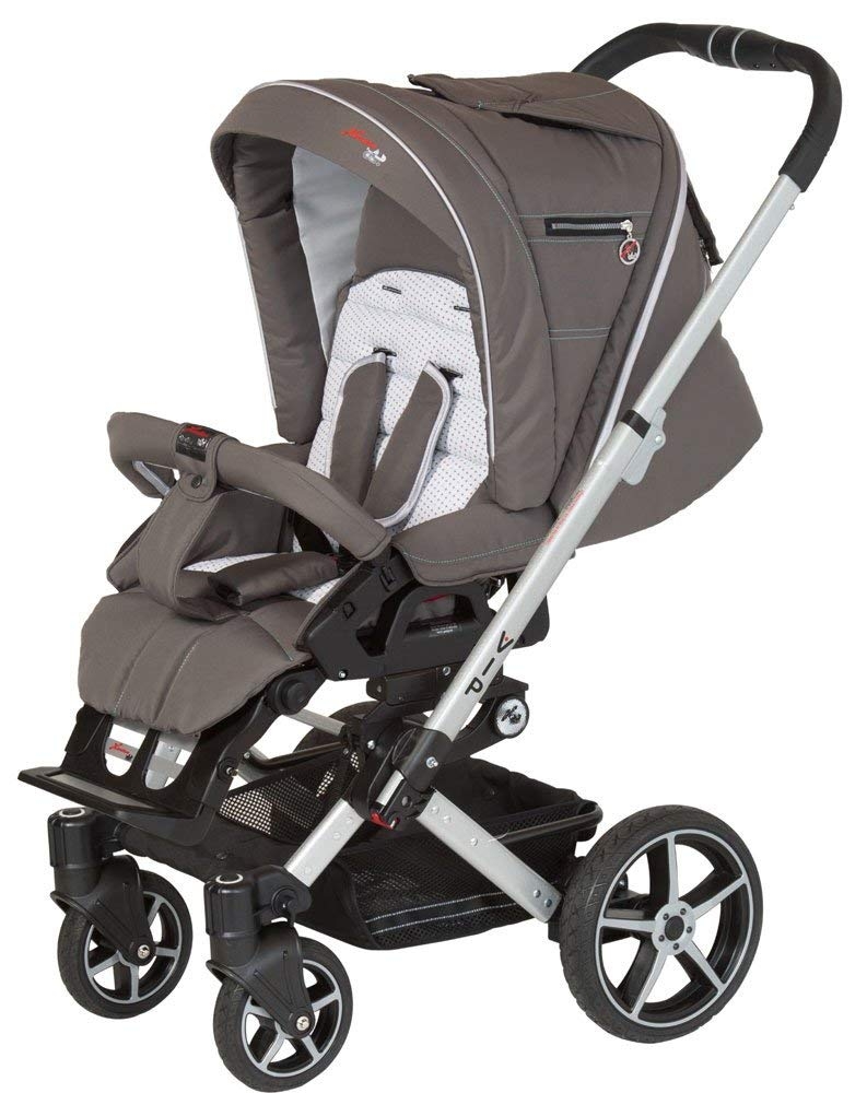 Vežimėlis HARTAN VIP GT Taupe Star 2-in-1 (nešiojamas lopšys)