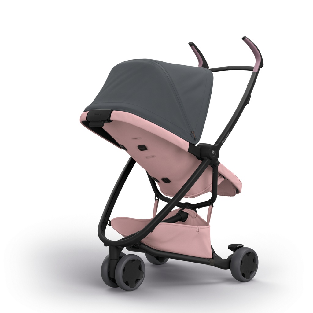 Vežimėlis QUINNY Zapp Flex Graphite on blush